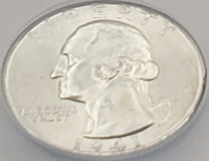 ◇MintSF◇ 1941-D, Washington Silver Quarter, NGC Uncirculated, Wheel Mark Obverse - Image 3 of 4