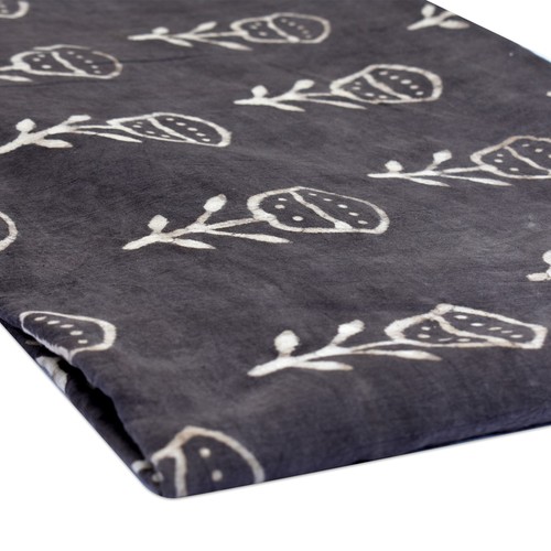 Indian 5 Yards Hand Block Floral Print Soft Cotton Dressmaking Craft Fabric - Picture 5 of 5