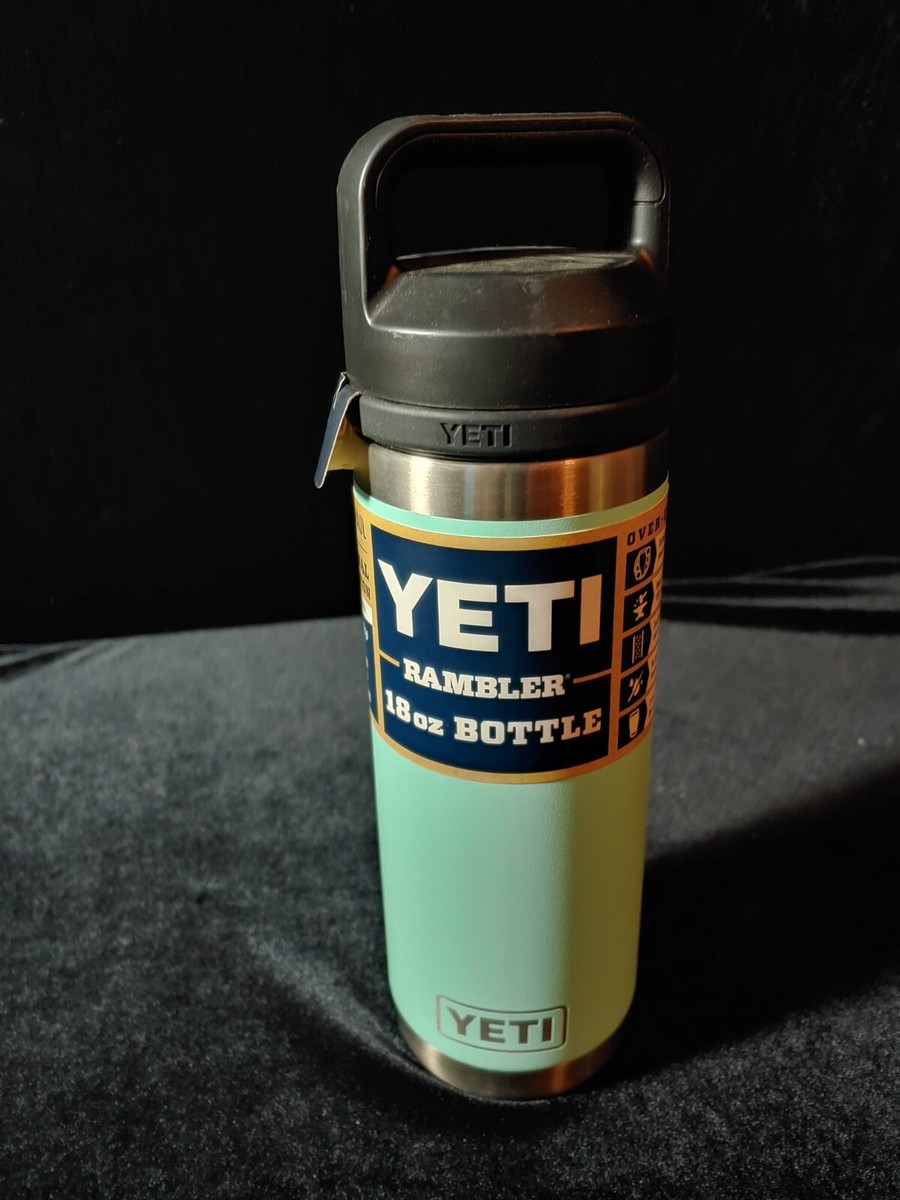 YETI Rambler 18 Oz Seafoam Bottle with Chug Cap New! | eBay