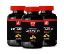 Memory boosting supplements- NORWEGIAN COD LIVER OIL - Fish oil omega 3 epa - 3B