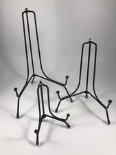 Anti-Slip Adjustable Display Stands, Variety Pack 3pcs , Black- 4, 6, 8 inches