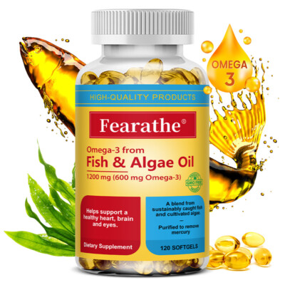 Omega-3 Fish Oil Vitamin Supplements Healthy Joints and Heart Health