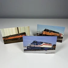 Milwaukee Road SD-40-2 156, SD-40-2 208 And F.M H-16-44 432 Locomotive Postcards