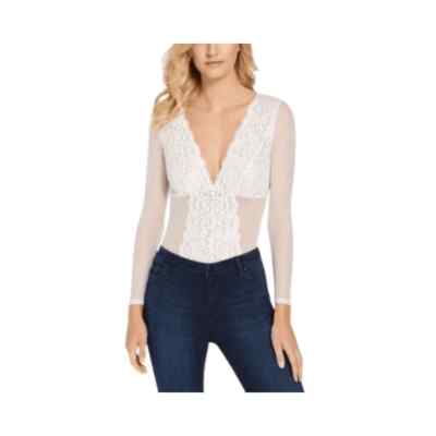 I.n.c. International Concepts Not So Basic Long-Sleeve Lace Mesh ...