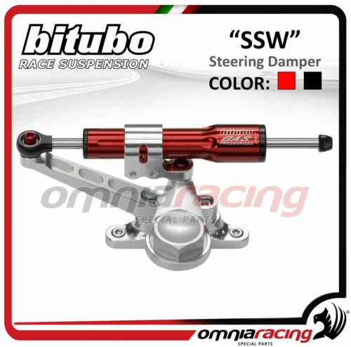 Ammortizzatori da moto rosso Bitubo per Honda