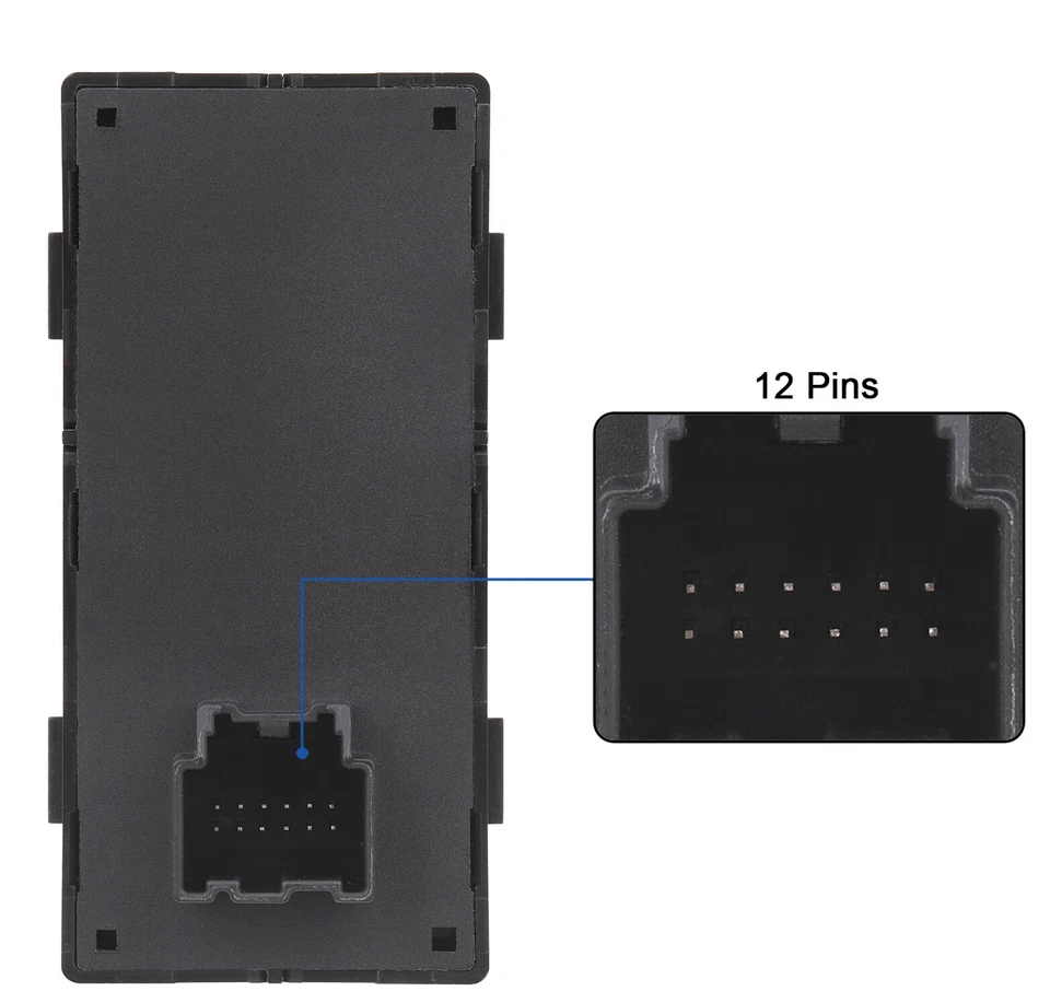 Power Window Control Switch for 2015 2016 2017 2018 2019 GMC Sierra 2500 3500 HD Foto 3 de 4