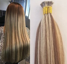 18",22" 100grs,125s,I Tip (Stick Tip) Fusion Remy Human Hair Extensions #4/613 