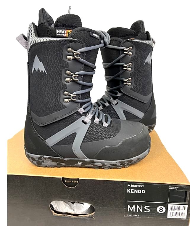 Burton Kendo Mens Snowboard Boots NIB Size 8 '21/2022 Black Burton Kendo Mens Snowboard Boots NIB Size 8 '21/2022 Black