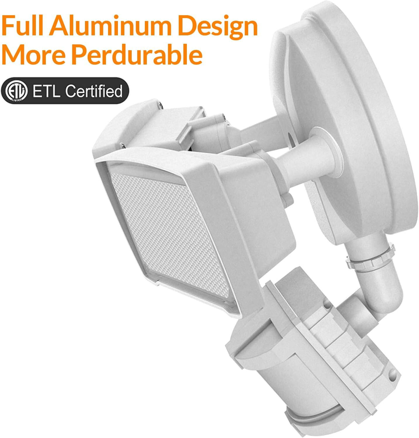 LED Security Wall Lamp 4000LM Dusk to Dawn Light Sensor Outdoor IP65 Waterproof