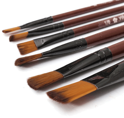 6Pcs/Set Nylon Acrylic Oil Paint Brushes For Art Artist Supplies Watercolor HS 6Pcs/Set Nylon Acrylic Oil Paint Brushes For Art Artist Supplies Watercolor HS