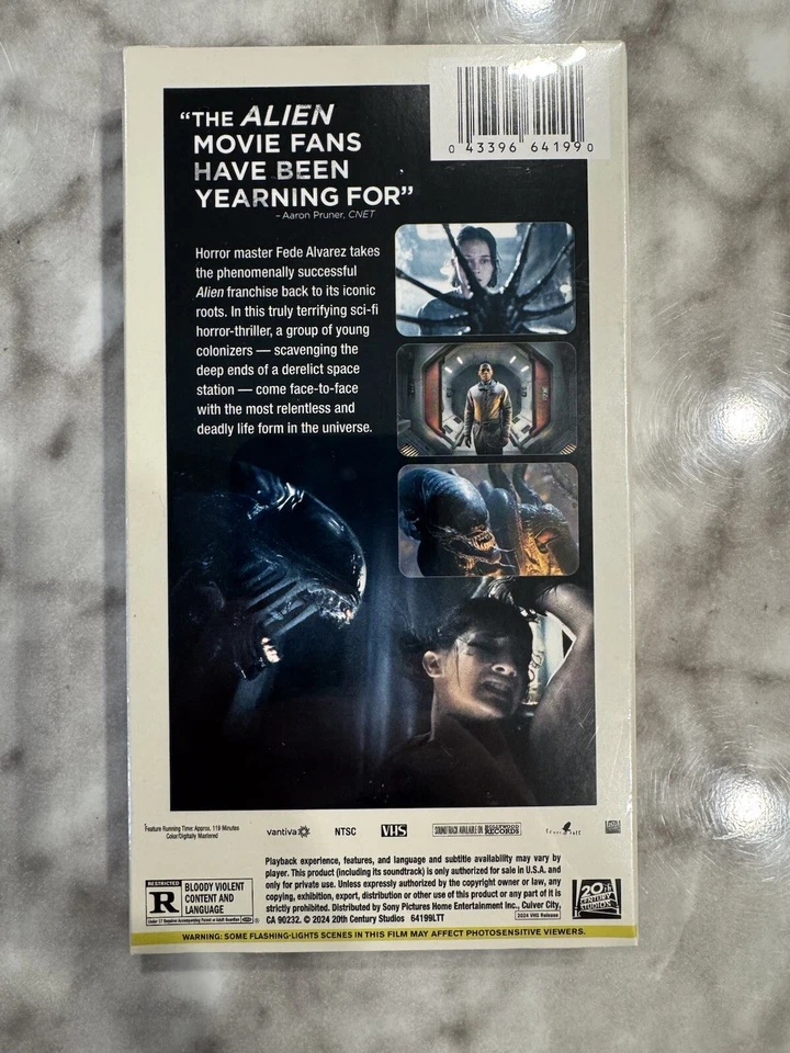 Alien Romulus Limited Edition VHS - In Hand - Ships Today - Image 2 of 4