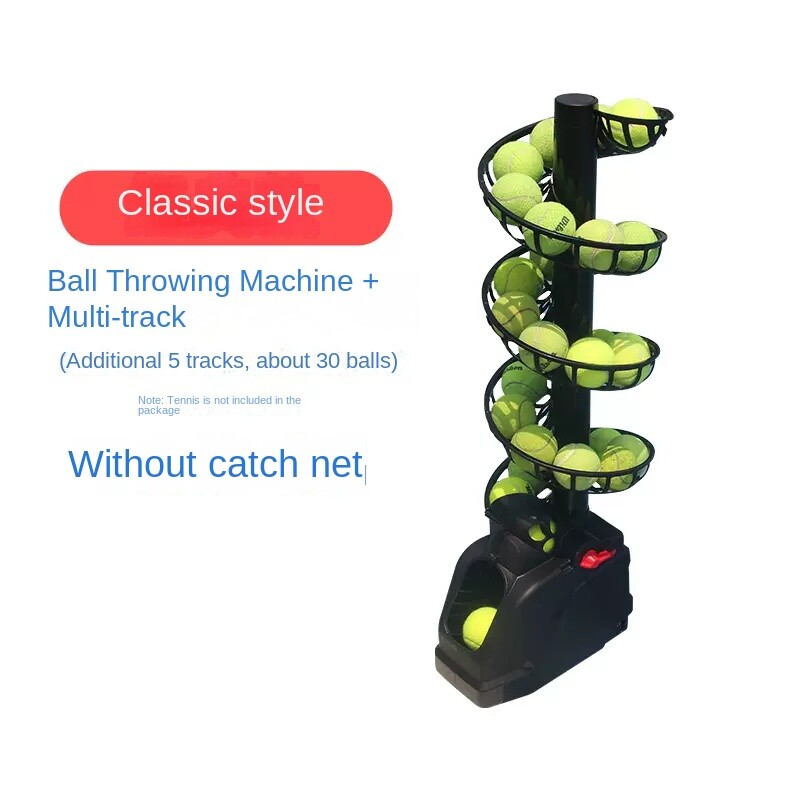 Tennis Throwing Machine Multi-ball Training Assist Portable Tossing Machine