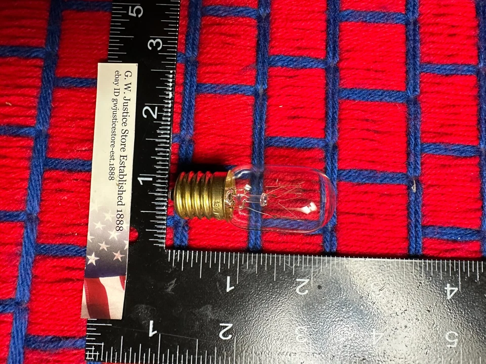 T7 APPLIANCE 15w LIGHT BULB 15 WATT E17 intermediate base 15T7/N OVEN   7¢ ship* - Image 2 of 2