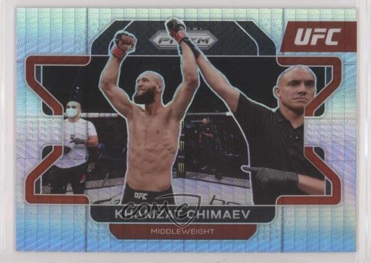 2022 Panini Prizm UFC Hyper Prizm Khamzat Chimaev #94 1p5