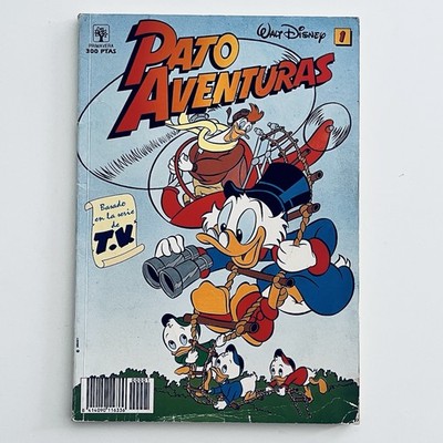 Comic Pato Aventuras nº 1 Disney tapa blanda español años 80-90s DUCKTALES