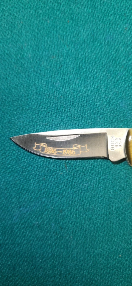 Faca dobrável comemorativa Buck Liberty 1986 - Imagem 4 de 4