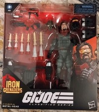 G.I. Joe     Cobra Metal Head Figure     Iron Grenadiers - Classified Series - MISB