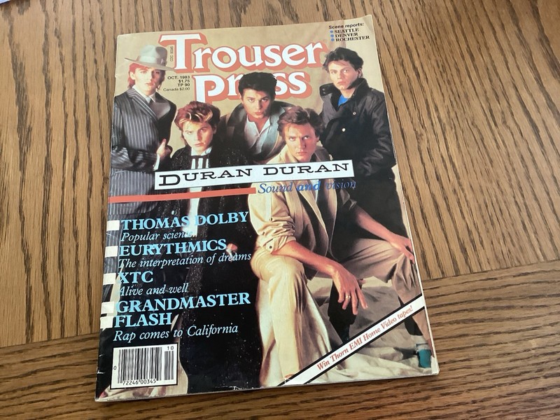 Trouser Press Magazine Oct 1983 Duran Duran Rock Alternative