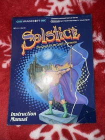 NES: Solstice: The Quest for the Staff of Demnos - Nintendo - 1990-CIB