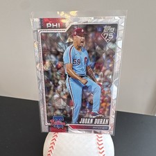 2026 Topps Series 1 Diamanté Foil Jhoan Duran Philadelphia Phillies Card 83