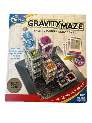 Gravity Maze Falling Marble Logic Game - 60 Challenges - Thinkfun 2014 complete