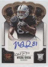 2013 Crown Royale Retail Bronze Die-Cut Signatures /150 Mychal Rivera Auto o6n