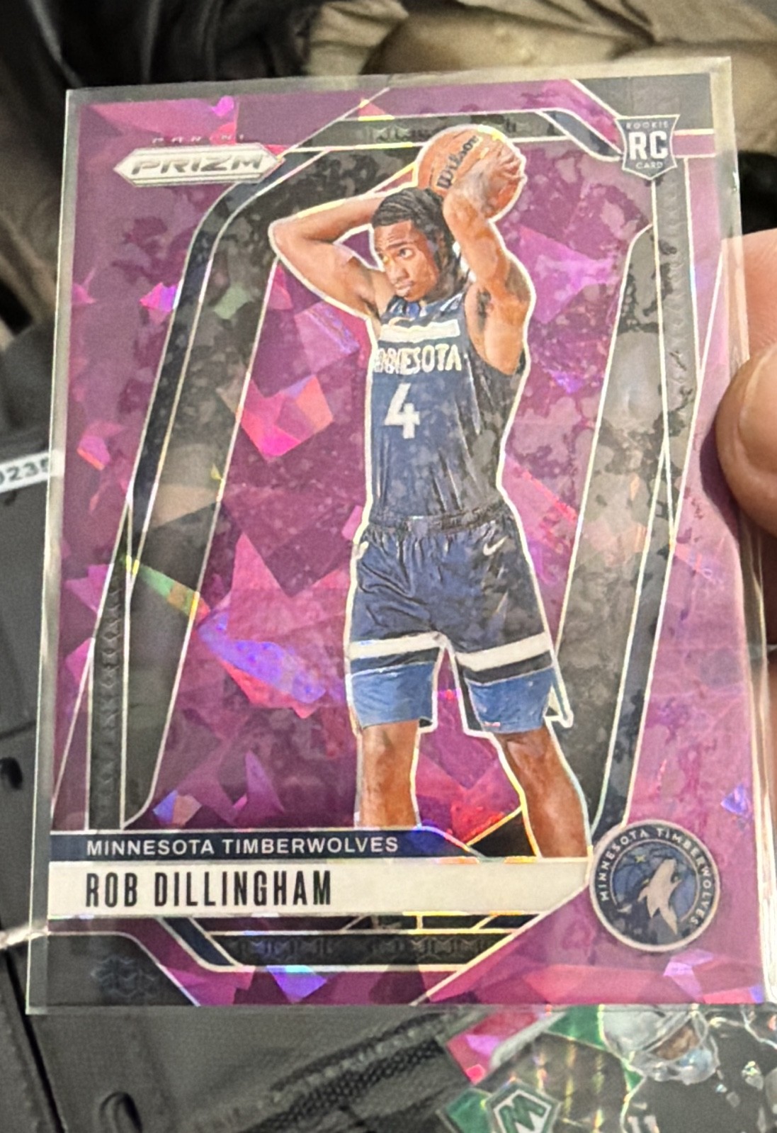 2024-25 Panini Prizm - Robert Dillingham #250 Purple Ice Prizm /149 (RC) 227