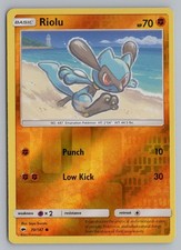 Riolu 70/147 Reverse Holo SM - Carta Pokemon Ombre Brucianti TCG