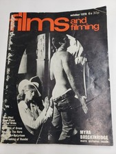 Films and Filming Magazine October 1970 Myra Breckinridge, Mae West, Errol Flynn
