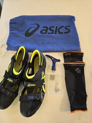 ASICS Track and Field Spike CYBERBLADE HF TTP507 Black / Flash Yellow27.5cm US 9
