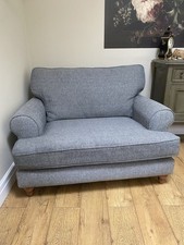 Next Modal Weave - Dark Grey Austell  Snuggle Chair
