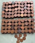 1000 Wheat Penny's + extras 1940's 1950's lot 0f 1944's