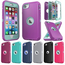 For Apple iPhone SE 2020 / SE 2022 / SE 2 3 Rubber Heavy Duty Phone Case Cover