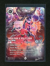Disney Lorcana Dash Parr Violet Parr Enchanted Foil 241/204 EN