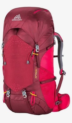 Gregory Amber 44 Women's Hiking Backpack Chili Pepper Red