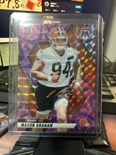 2025 Panini Mosaic Mason Graham Rookie Pink Camo Prizm RC #311 Browns