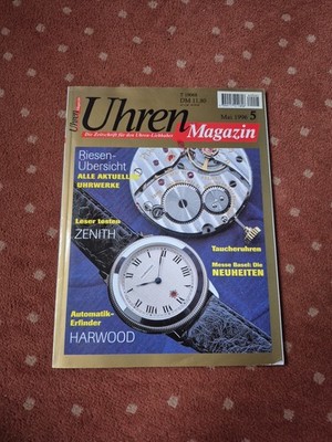 Uhren-Magazin Nr. 5 1996 - Harwood, Zenith Rainbow, Sinn Chrono 203, Peqiugnet