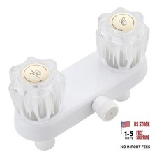 RV Shower Faucet, 4 inch RV Camper Shower Faucet Valve Diverter White