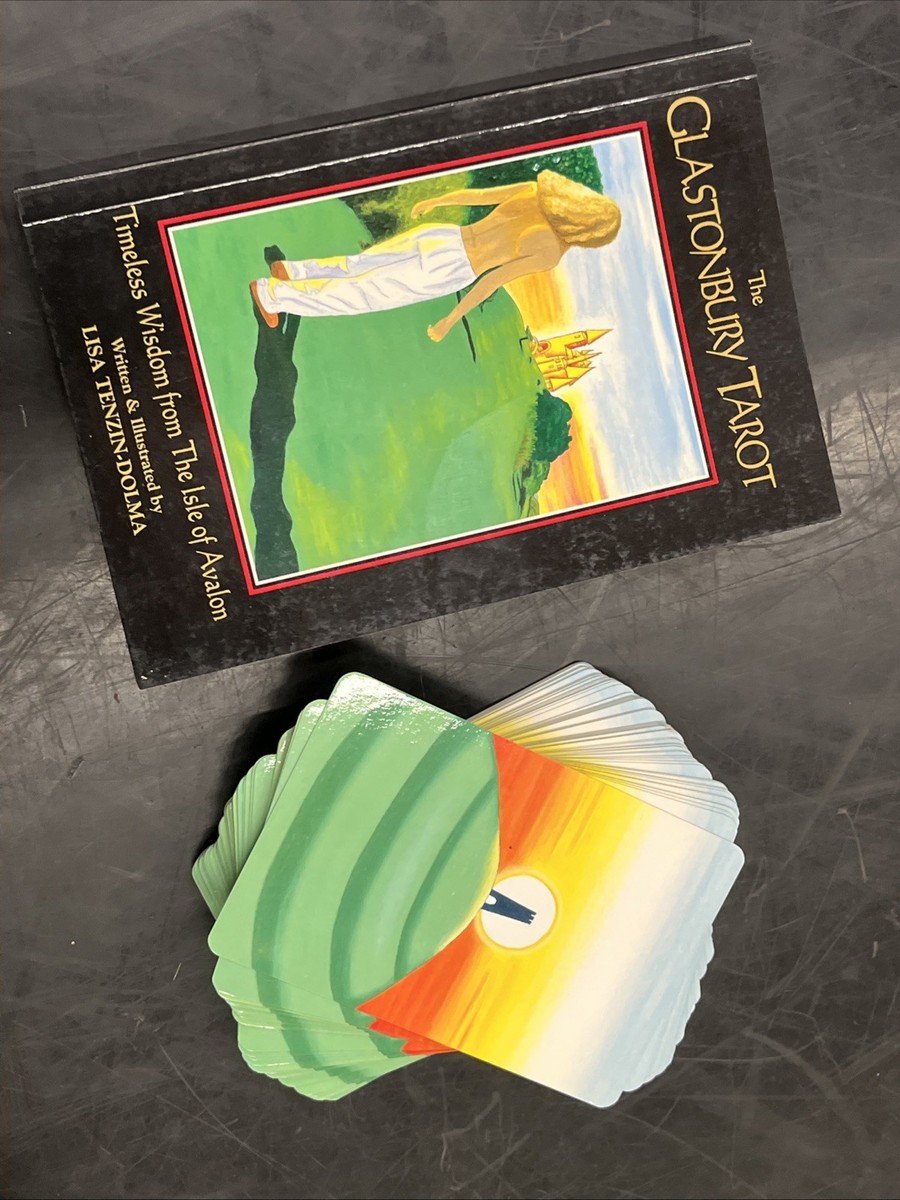 The Glastonbury Tarot Full Deck 78 Cards w/ Guidebook Wisdom