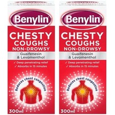 Image of Benylin Chesty Coughs Non-Drowsy 2 x 300ml