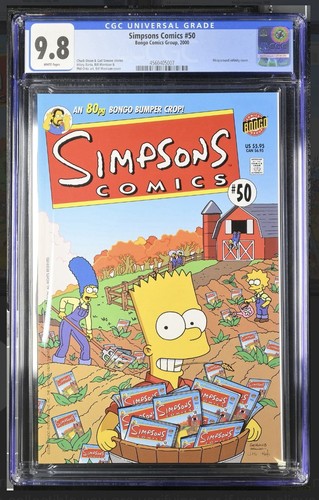Simpsons Comics #50 2000 Bingo CGC 9.8 CHECK OUR AUCTIONS!