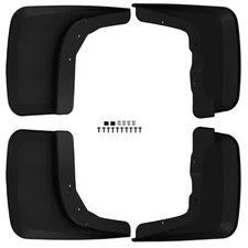4PCS Mud Flaps Splash Guards Kit for Chevrolet Silverado 1500 2022-2024 Black