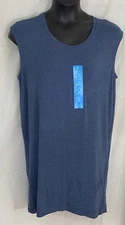 women's Active Life blue gray dress size large sleeveless MSRP $89 super soft