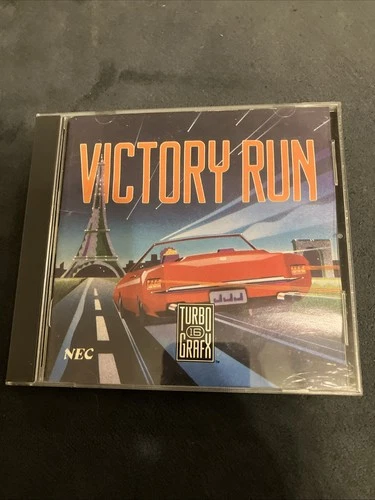 Victory Run by NEC TurboGrafx-16 Racing Car Racing Manual Included NTSC-U/C 1989