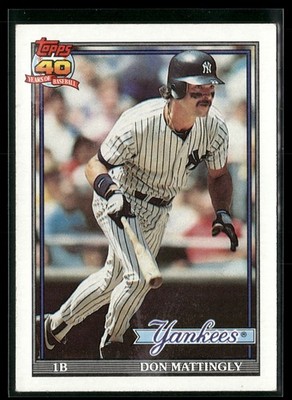 1991 Topps Baseball Singles Pick Your Cards