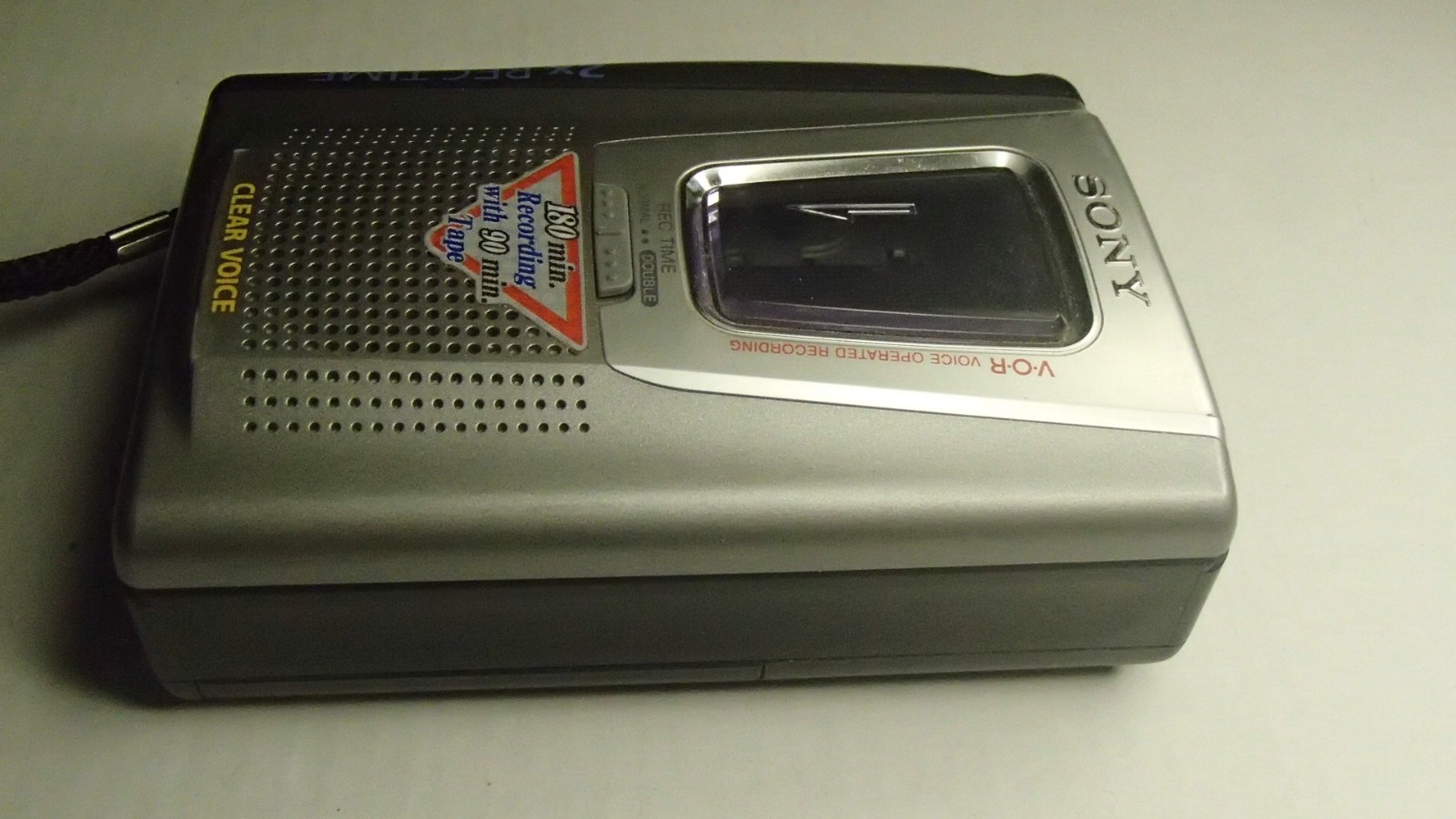 SONY VOR VOICE OPPERATED CASSETTE TAPE RECORDER 2x REC TIME TCM-20DV - TESTED