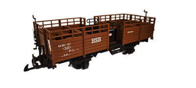 mXion HSB Cabriowagen KC901-157 für Spur G passend zu LGB