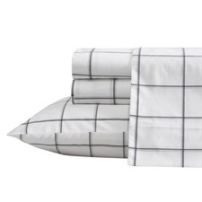 Nautica - Cotton Percale Sheet Set King Dark Grey