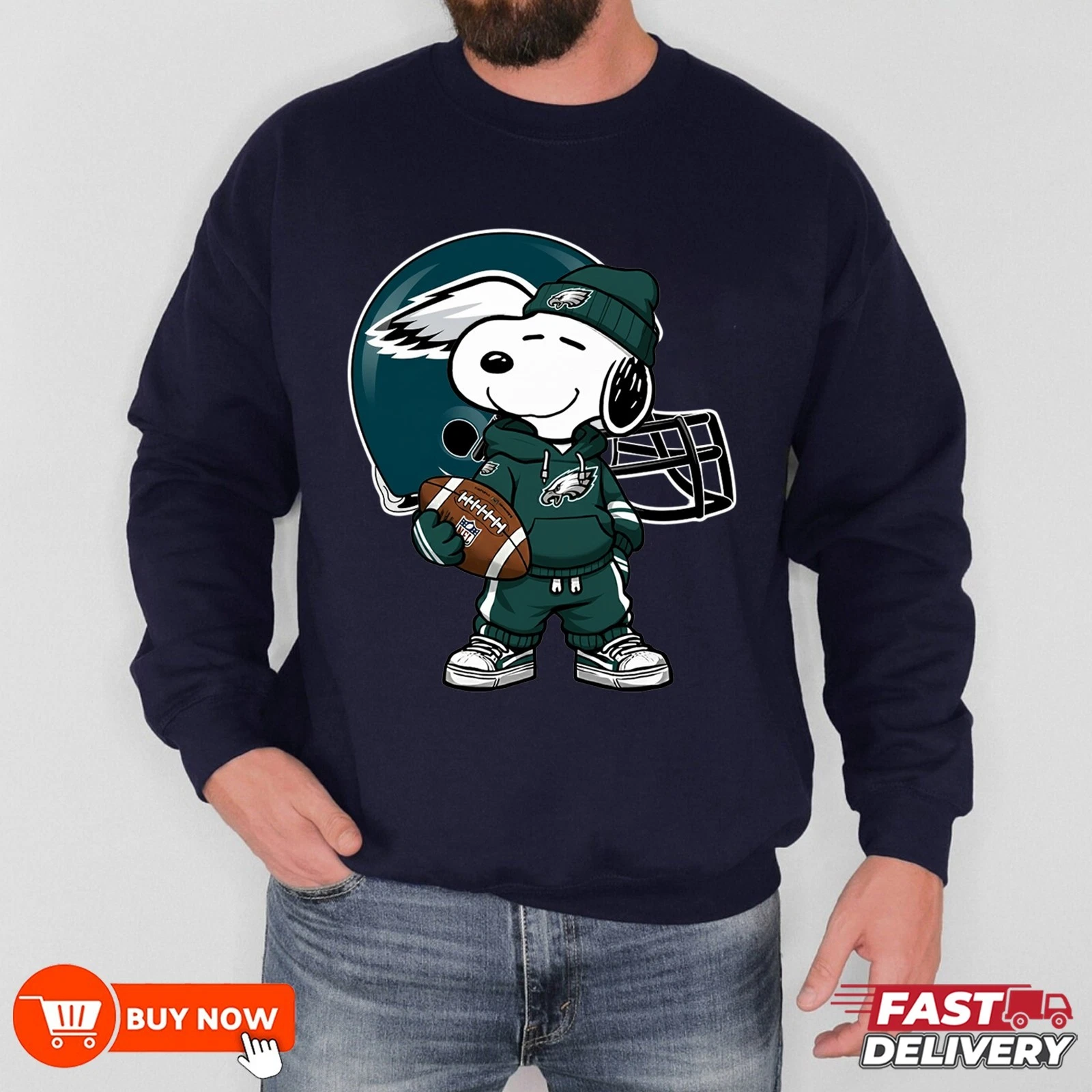 Philadelphia Eagles Football Sweatshirt