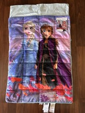 Disney Frozen 2 Girls Elsa  Anna Weighted Blanket Slumber Bag Total WT 4.9 lbs